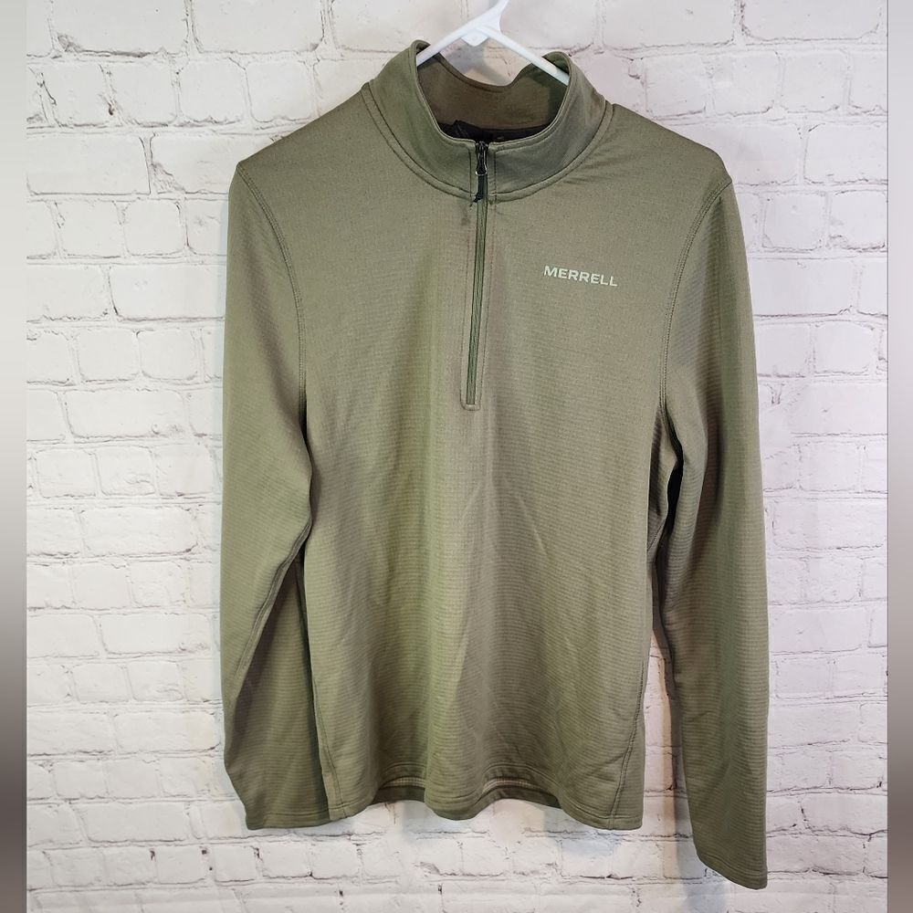 Men's Merrell zip-up fleece sweater, size small